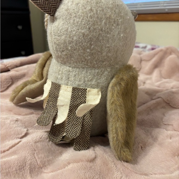 Hobby Lobby Textured Owl Decor - Cream and Brown - Picture 3 of 7